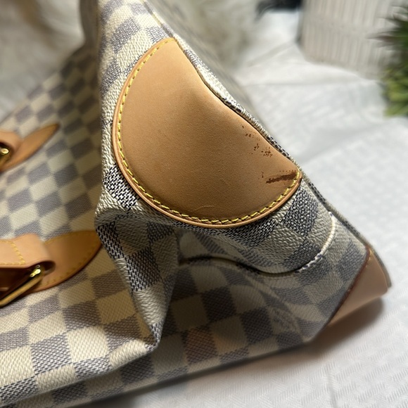 Louis Vuitton purse shoulder bag Handbag “Damier Azur” Hampstead PM - Picture 14 of 16